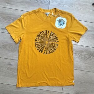 Toad&Co Graphic Tee Positivity Short Sleeve Crew‎ Neck T-Shirt Mens M